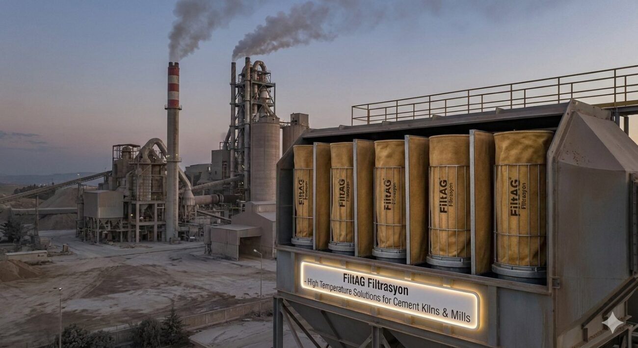 Maximum Performance in Cement Production: FiltAG Filtration and Aramid Technology Cement plants are complex facilities where intensive dust emissions occur at every stage of production, including kiln outlets, coolers, and mills.